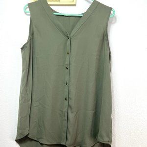 sleeveless womens dress shirt